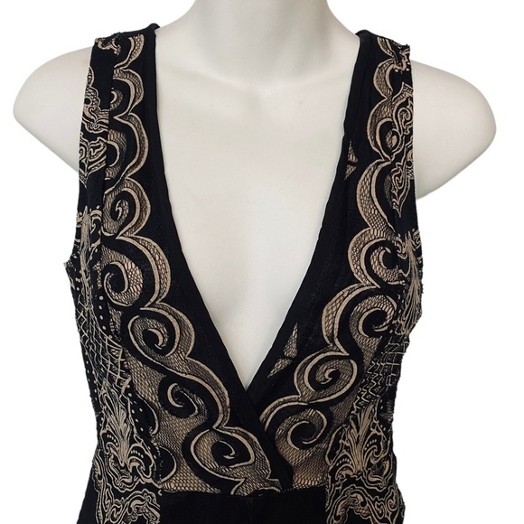 DEBBIE & DABBIE By Angel Biba Romper Size 6 (XS/S)  Black Lace - Picture 3 of 13